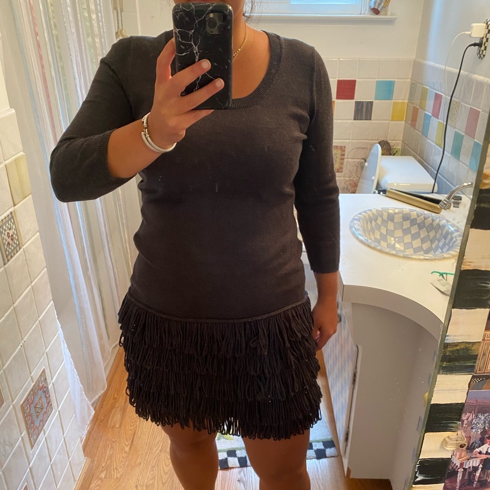 Gray Calvin Klein dress